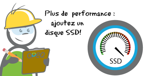Trucs et astuces - Bonhomme disque SSD